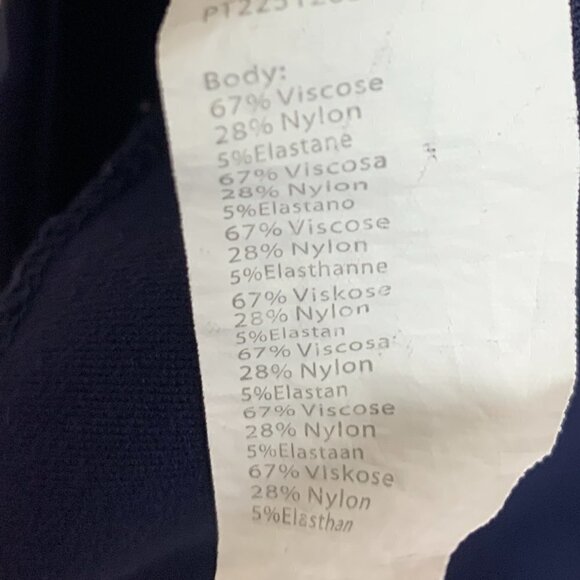 Fabletics 24/7 Kick Flare Pant - Navy - Size Medium - Picture 6 of 8